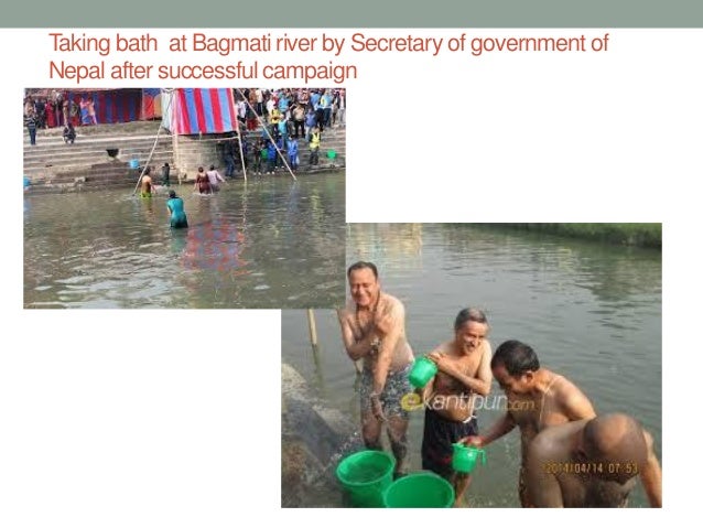 Nepal River Bathing Nepal River Bathing